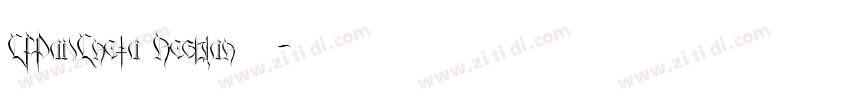 CFPanCreta Regular 常字体转换